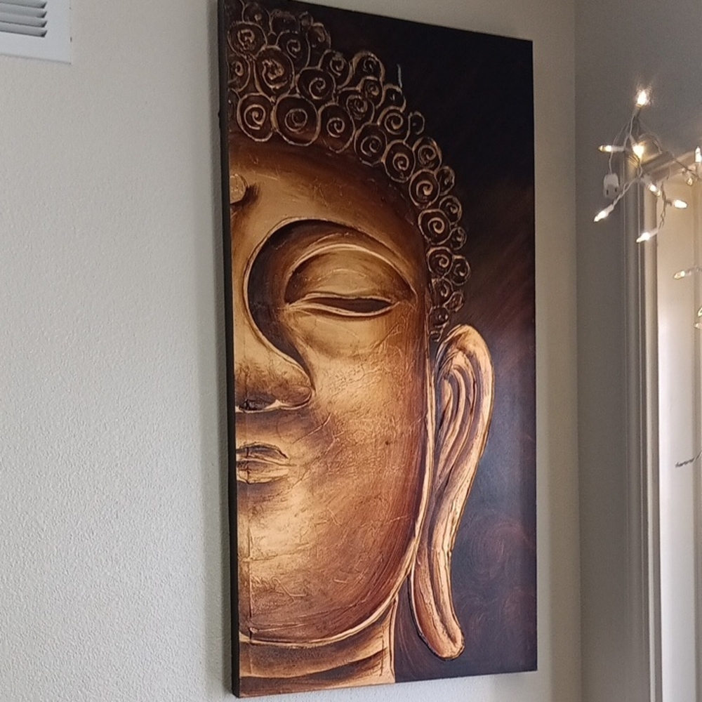 Gold Buddha Wall Art Decor